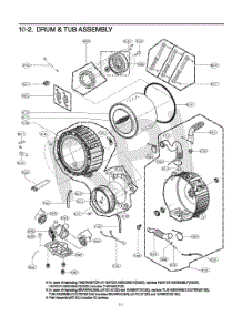 Diagram 2 parts for Lg Washer 48231017473 from AppliancePartsPros.com