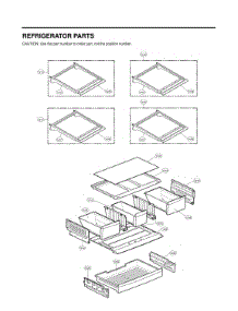 Refrigerator Parts parts for Lg Refrigerator 48231784214 from AppliancePartsPros.com
