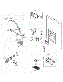 Ice And Water Parts parts for Lg Refrigerator 51072 from AppliancePartsPros.com