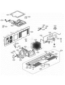 Machine Compartment parts for Lg Refrigerator 51073 from AppliancePartsPros.com