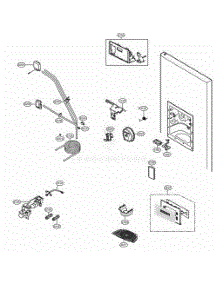 Ice And Water Parts parts for Lg Refrigerator 51089 from AppliancePartsPros.com