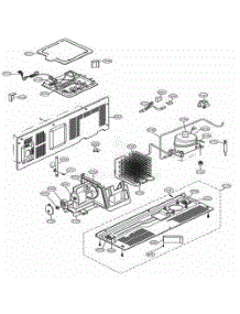 Machine Compartment parts for Lg Refrigerator 51089 from AppliancePartsPros.com