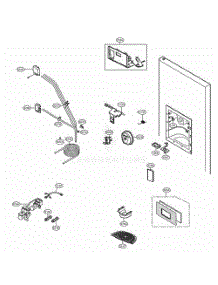 Ice And Water Parts parts for Lg Refrigerator 51093 from AppliancePartsPros.com