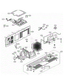 Machine Compartment parts for Lg Refrigerator 51099 from AppliancePartsPros.com