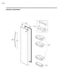 Section 2 parts for Lg Refrigerator 51733 from AppliancePartsPros.com