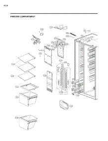 Section 3 parts for Lg Refrigerator 51733 from AppliancePartsPros.com