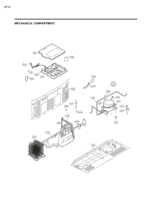 Mechanical Compartment parts for Lg Refrigerator 51814 from AppliancePartsPros.com