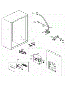 Ice And Water Part parts for Lg Refrigerator 51822 from AppliancePartsPros.com