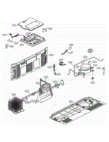 Machine Compartment parts for Lg Refrigerator 51822 from AppliancePartsPros.com