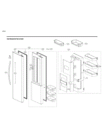 Section 2 parts for Lg Refrigerator 51839 from AppliancePartsPros.com