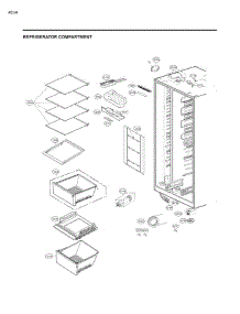 Section 4 parts for Lg Refrigerator 51839 from AppliancePartsPros.com