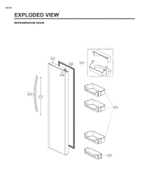 Section 2 parts for Lg Refrigerator 51853 from AppliancePartsPros.com