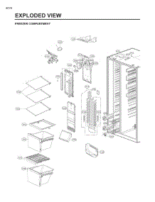 Section 3 parts for Lg Refrigerator 51853 from AppliancePartsPros.com