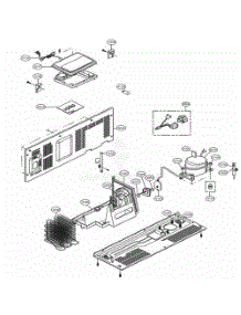 Machine Compartment parts for Lg Refrigerator 51862 from AppliancePartsPros.com
