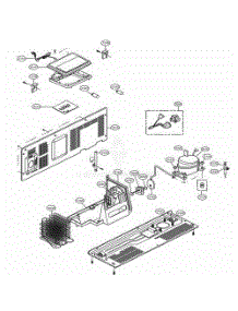 Machine Compartment parts for Lg Refrigerator 51867 from AppliancePartsPros.com