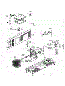 Machine Compartment parts for Lg Refrigerator 51869 from AppliancePartsPros.com