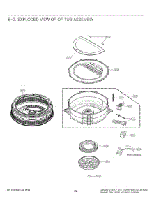Section 3 parts for Lg Washer 51993 from AppliancePartsPros.com