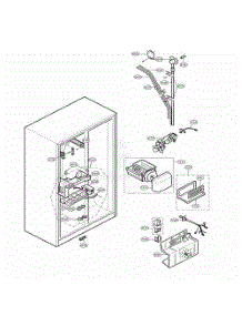 Ice And Water Part parts for Lg Refrigerator 58814 from AppliancePartsPros.com
