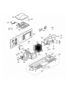 Machine Compartment parts for Lg Refrigerator 58814 from AppliancePartsPros.com