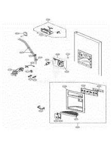 Ice And Water Part parts for Lg Refrigerator 58826 from AppliancePartsPros.com