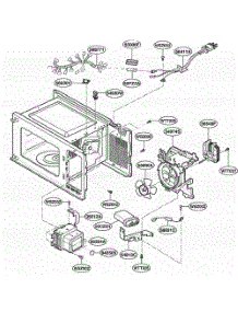 Oven Interior Parts parts for Lg Range 61282 from AppliancePartsPros.com
