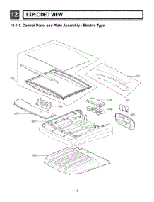 Control Panel And Plate Assembly parts for Lg Dryer 61422 from AppliancePartsPros.com