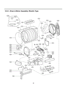 Section 3 parts for Lg Dryer 61423 from AppliancePartsPros.com