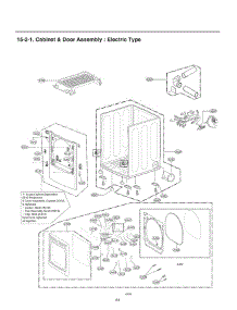 Section 2 parts for Lg Dryer 61433 from AppliancePartsPros.com