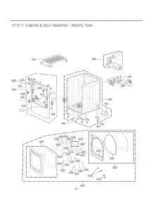 Section 2 parts for Lg Dryer 61462 from AppliancePartsPros.com