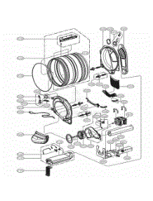 Drum And Motor Assembly Electric Type parts for Lg Dryer 61522 from AppliancePartsPros.com