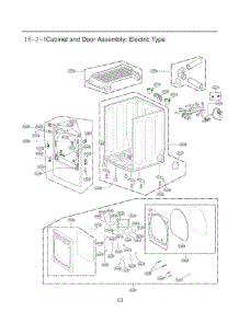 Section 2 parts for Lg Dryer 61553 from AppliancePartsPros.com