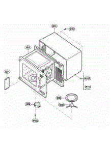 Oven Cavity Parts parts for Lg Range 62222301 from AppliancePartsPros.com
