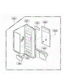 Control Panel Parts 2 parts for Lg Wall Oven 62252 from AppliancePartsPros.com