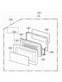 Door Parts parts for Lg Wall Oven 62252 from AppliancePartsPros.com