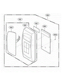 Control Panel Parts 1 parts for Lg Range 62253 from AppliancePartsPros.com