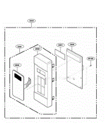 Control Panel Parts parts for Lg Range 62342203 from AppliancePartsPros.com
