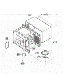 Oven Cavity Parts parts for Lg Range 62342203 from AppliancePartsPros.com