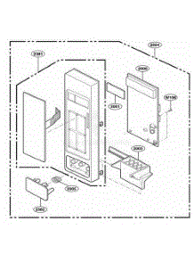 Controller Parts 1 parts for Lg Wall Oven 62462 from AppliancePartsPros.com