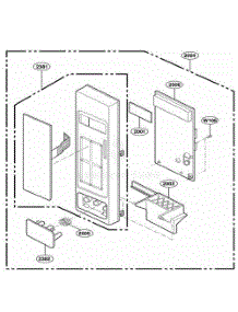 Controller Parts 1 parts for Lg Wall Oven 62463 from AppliancePartsPros.com