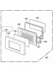 Door Parts parts for Lg Wall Oven 62463 from AppliancePartsPros.com