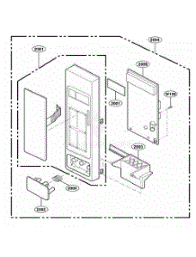 Controller Parts 1 parts for Lg Wall Oven 62469 from AppliancePartsPros.com