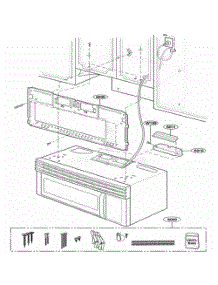 Installation Parts parts for Lg Microwave 62643 from AppliancePartsPros.com