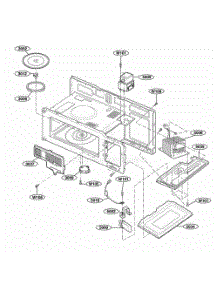 Interior Parts 1 parts for Lg Microwave 62643 from AppliancePartsPros.com