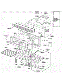 Oven Cavity Parts parts for Lg Microwave 62643 from AppliancePartsPros.com