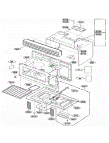 Oven Cavity Parts parts for Lg Range 62644 from AppliancePartsPros.com