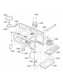 Interior Parts 1 parts for Lg Microwave 62752 from AppliancePartsPros.com