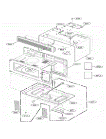 Oven Cavity Parts parts for Lg Microwave 62752 from AppliancePartsPros.com