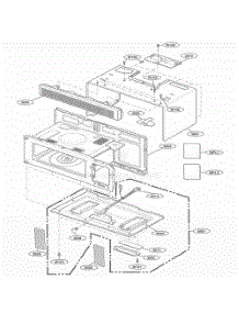 Oven Cavity Parts parts for Lg Range 62759 from AppliancePartsPros.com
