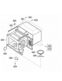 Oven Cavity Parts parts for Lg Range 63109301 from AppliancePartsPros.com