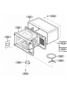 Oven Cavity Parts parts for Lg Range 63293 from AppliancePartsPros.com